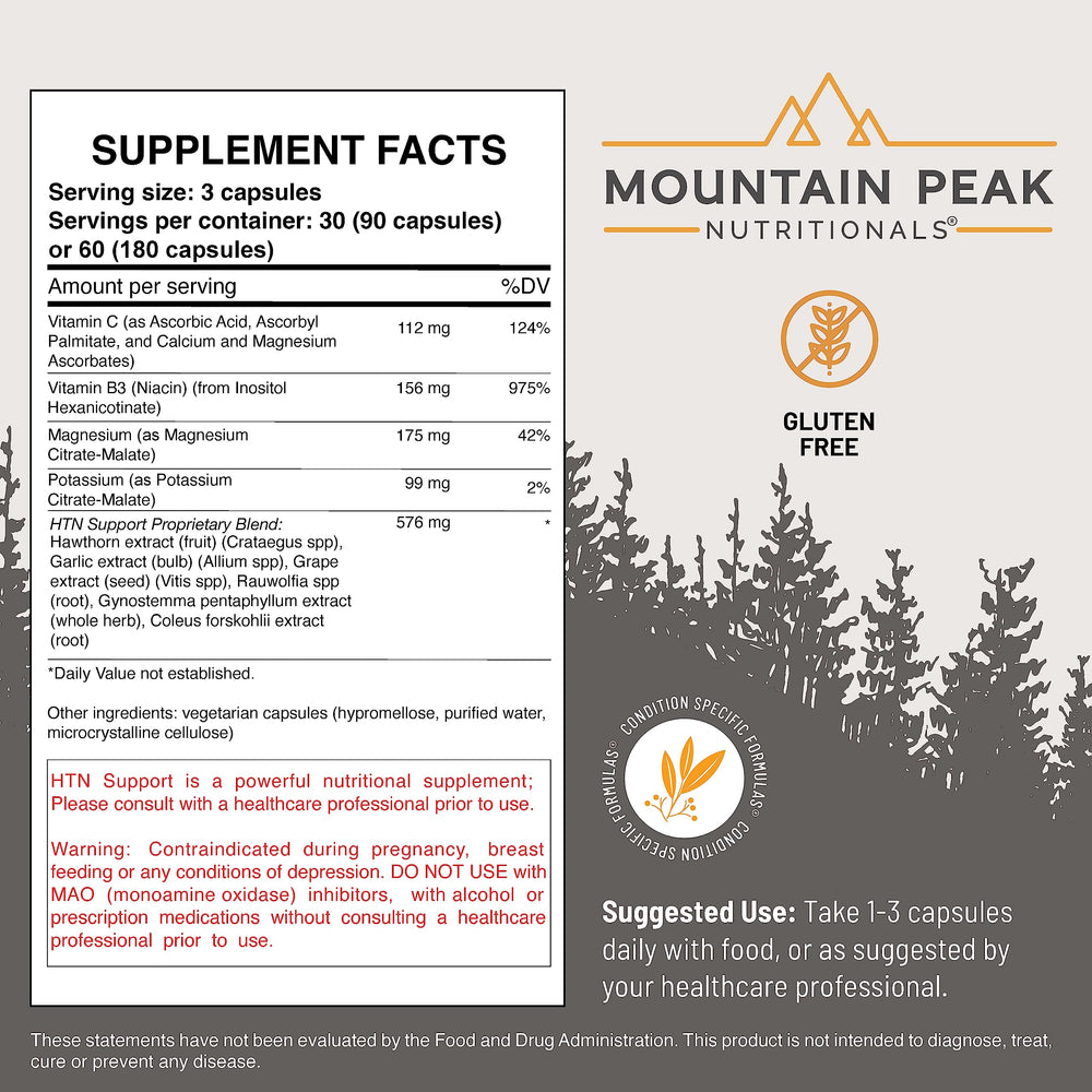 Hawthorn berry ingredient for HTN formula