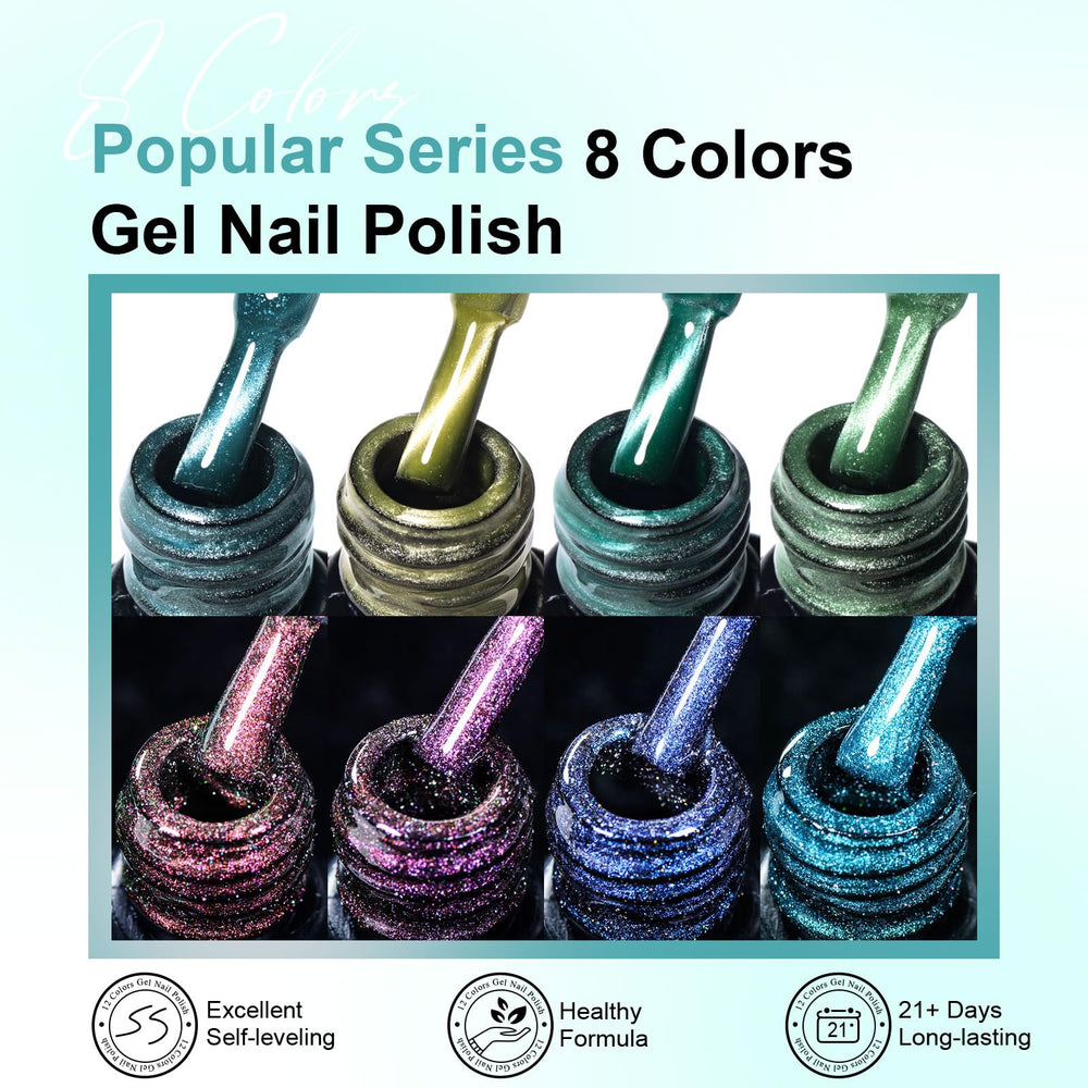 MTSSII cat eye gel polish shade 7 bottle versatile for accent nails