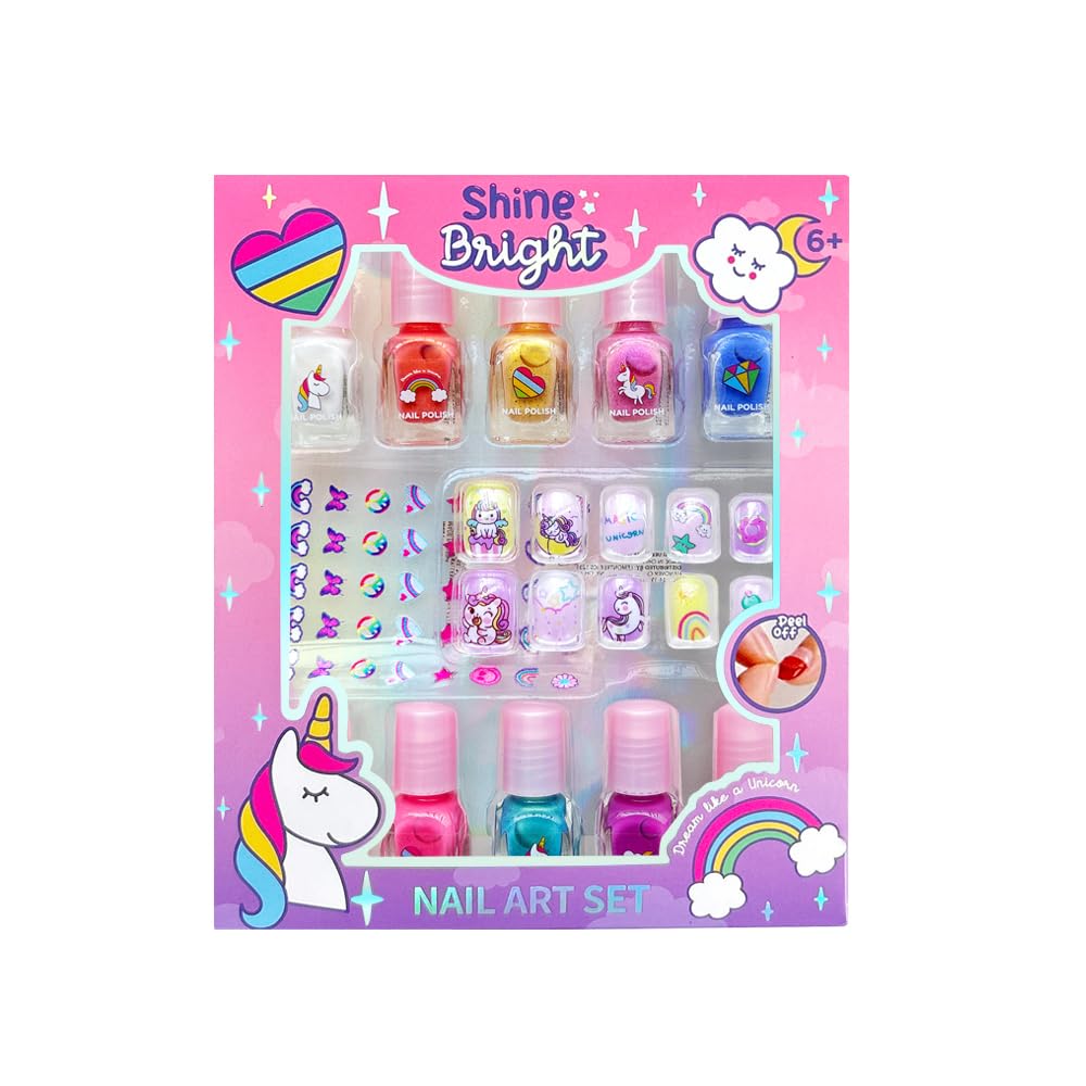 MU Unicorn Fantasy dessert-themed bottle stickers inspire themed looks.