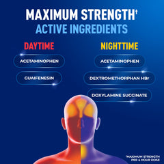 Mucinex Rapid Clear Nighttime liquid gels bottle for cough suppression and restful sleep.