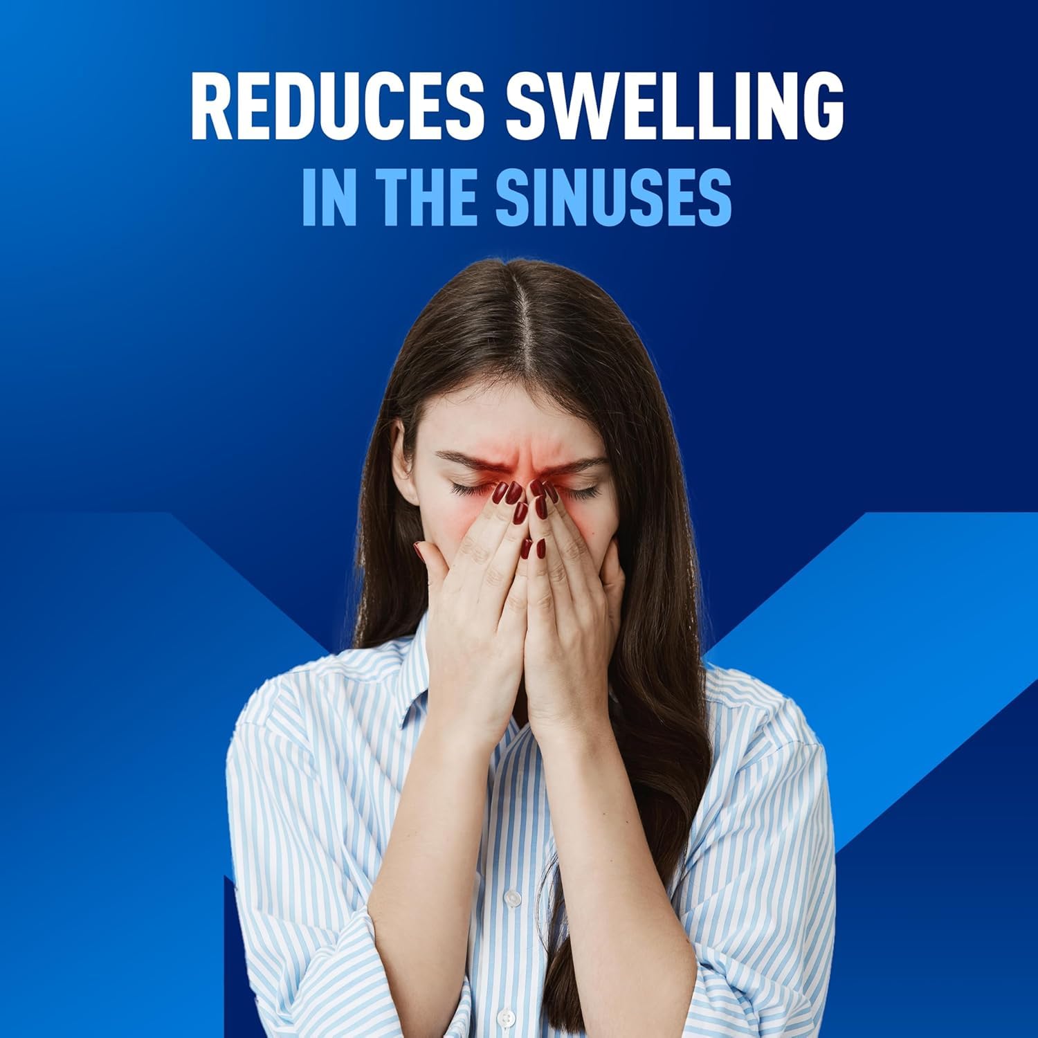 Mucinex Sinus-Max for adult and child use with supervision.