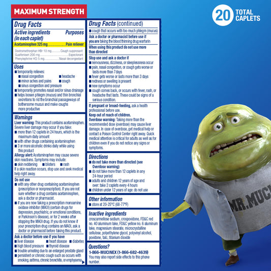Mucinex Sinus-Max pack-of-3 packaging highlights value and convenience