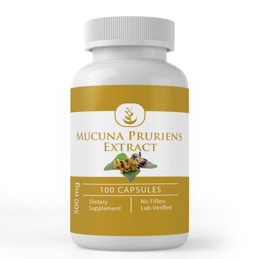 Mucuna Pruriens capsules with pure original ingredients