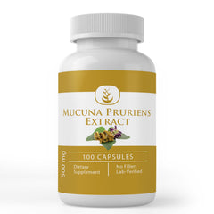 Mucuna Pruriens capsules with pure original ingredients