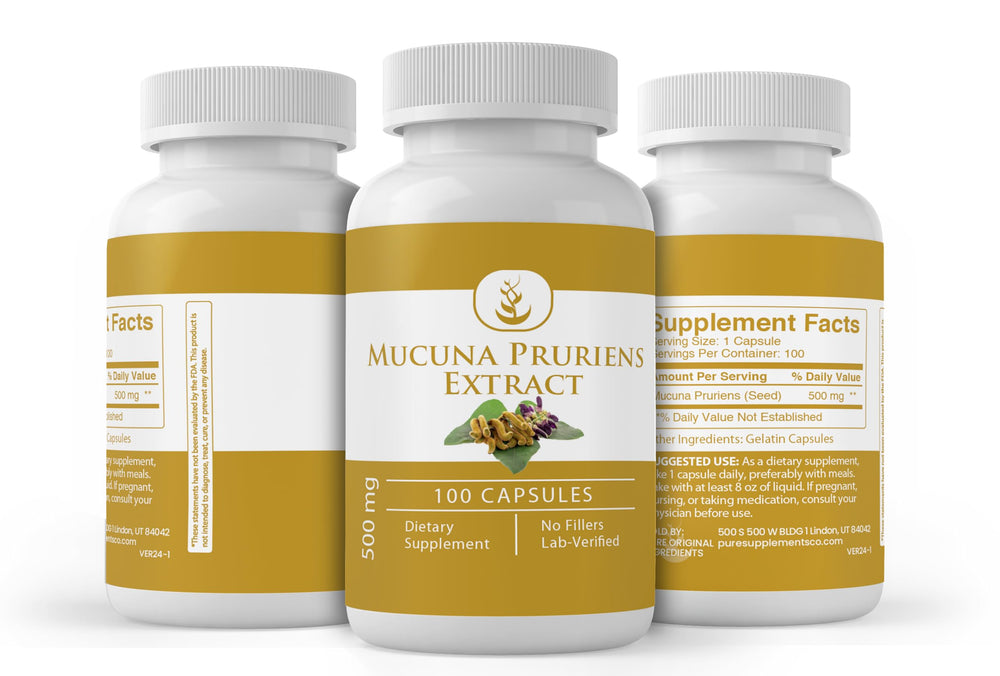 Lab verified Mucuna Pruriens capsules