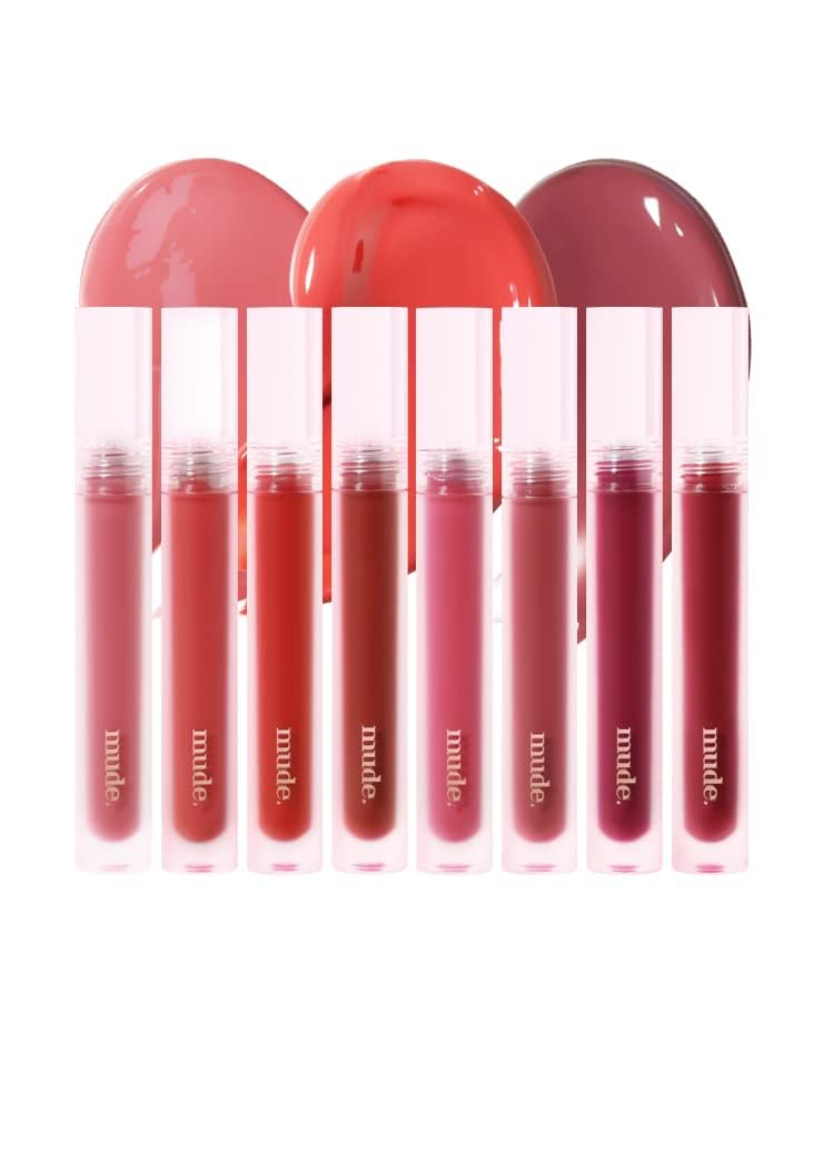 Mude Glacé Lip Tint diagonal applicator for precise shade distribution.