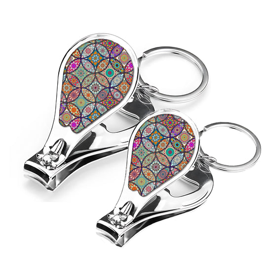 Muemigai nail clipper set two-pack, portable for quick grooming.