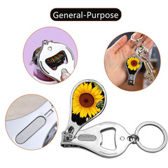 Muemigai nail clippers with bottle opener for on-the-go