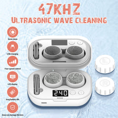 Side angle of MUGLE cleaner with USB charging cable