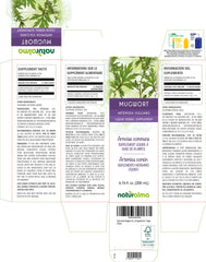 Artemisia vulgaris mugwort herb with flowers liquid extract