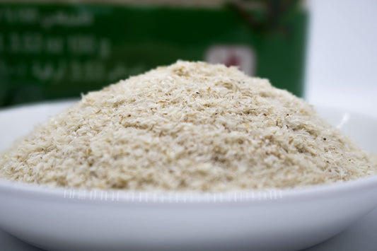 Organic psyllium husk fiber for digestion and elimination
