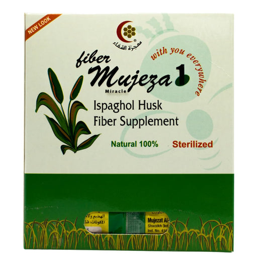 Mujeza Psyllium Husk Supplement 100g packaging