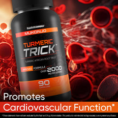 Two capsules of Mukonjo Turmeric Trick