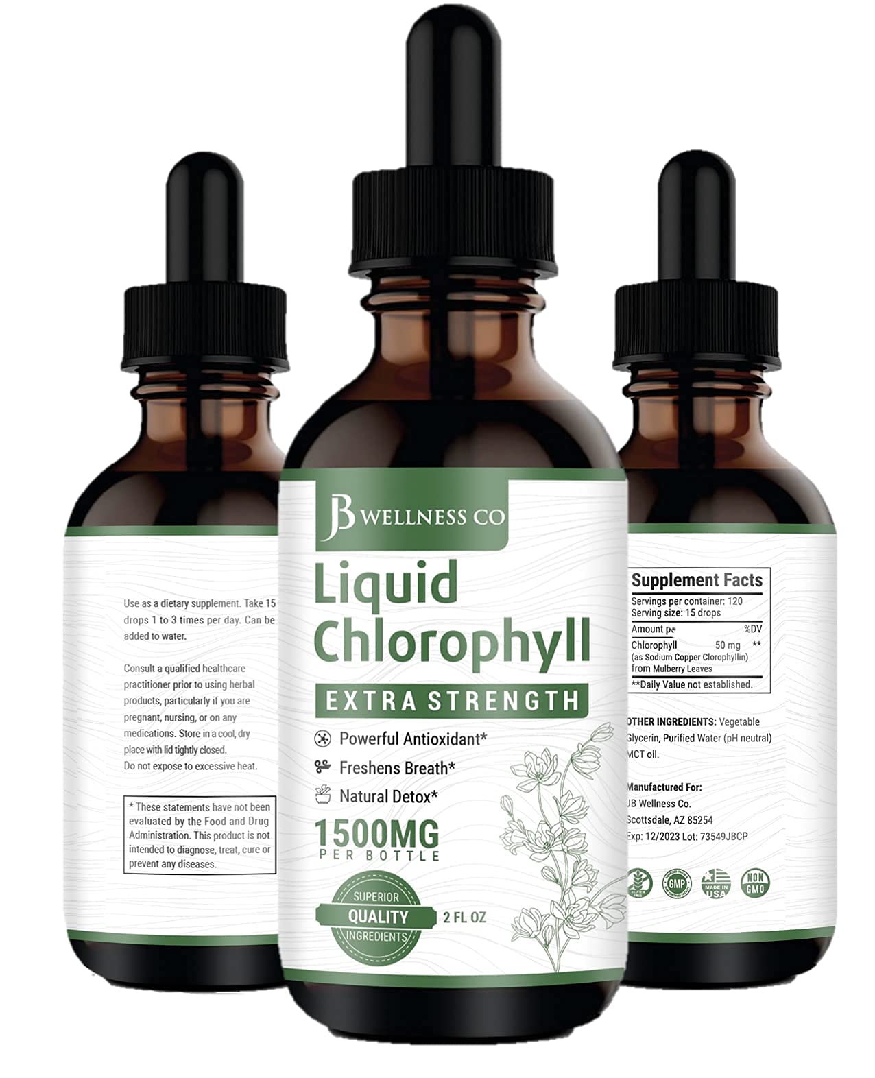 Mulberry leaves—the source of the chlorophyll extract