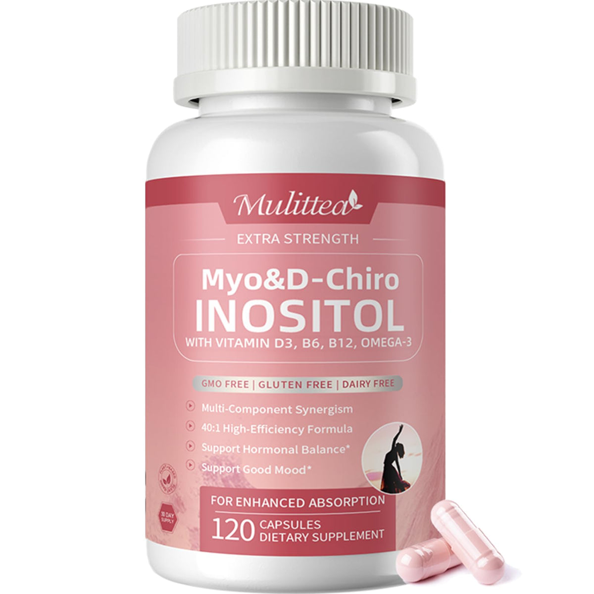 Mulittea 14-in-1 liposomal inositol ingredients hero image