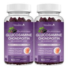 Mulittea Glucosamine Chondroitin Gummies pack front