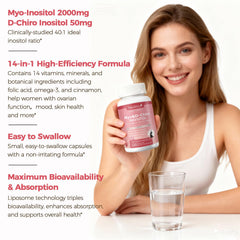 Skin health benefits from inositol and botanicals