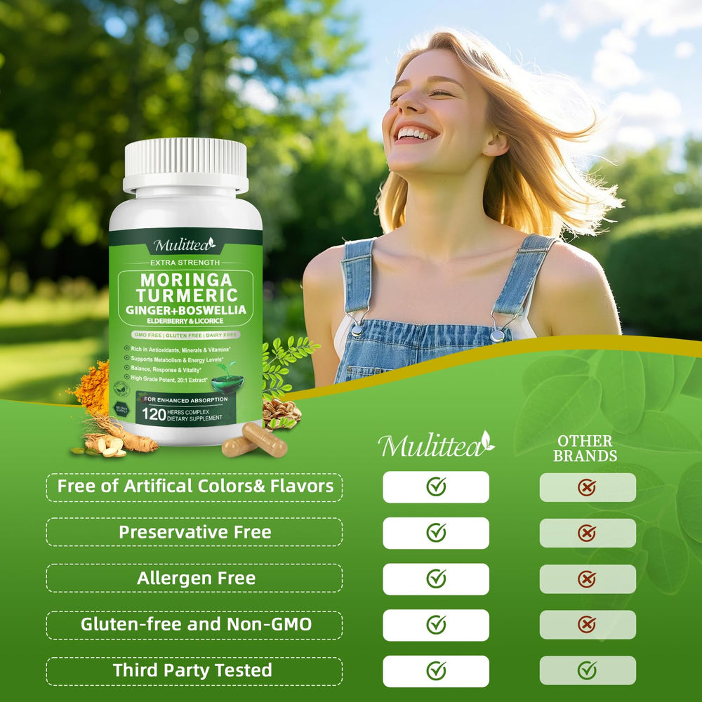 Mulittea two-pack display image for easy wellness routine.