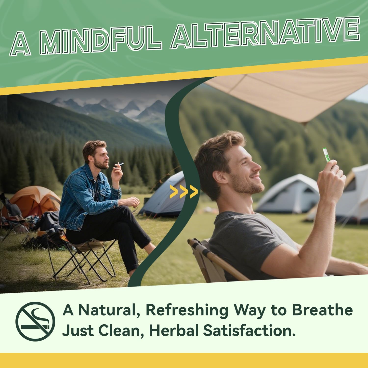 Compact, pocket-sized mullein herbal diffuser design
