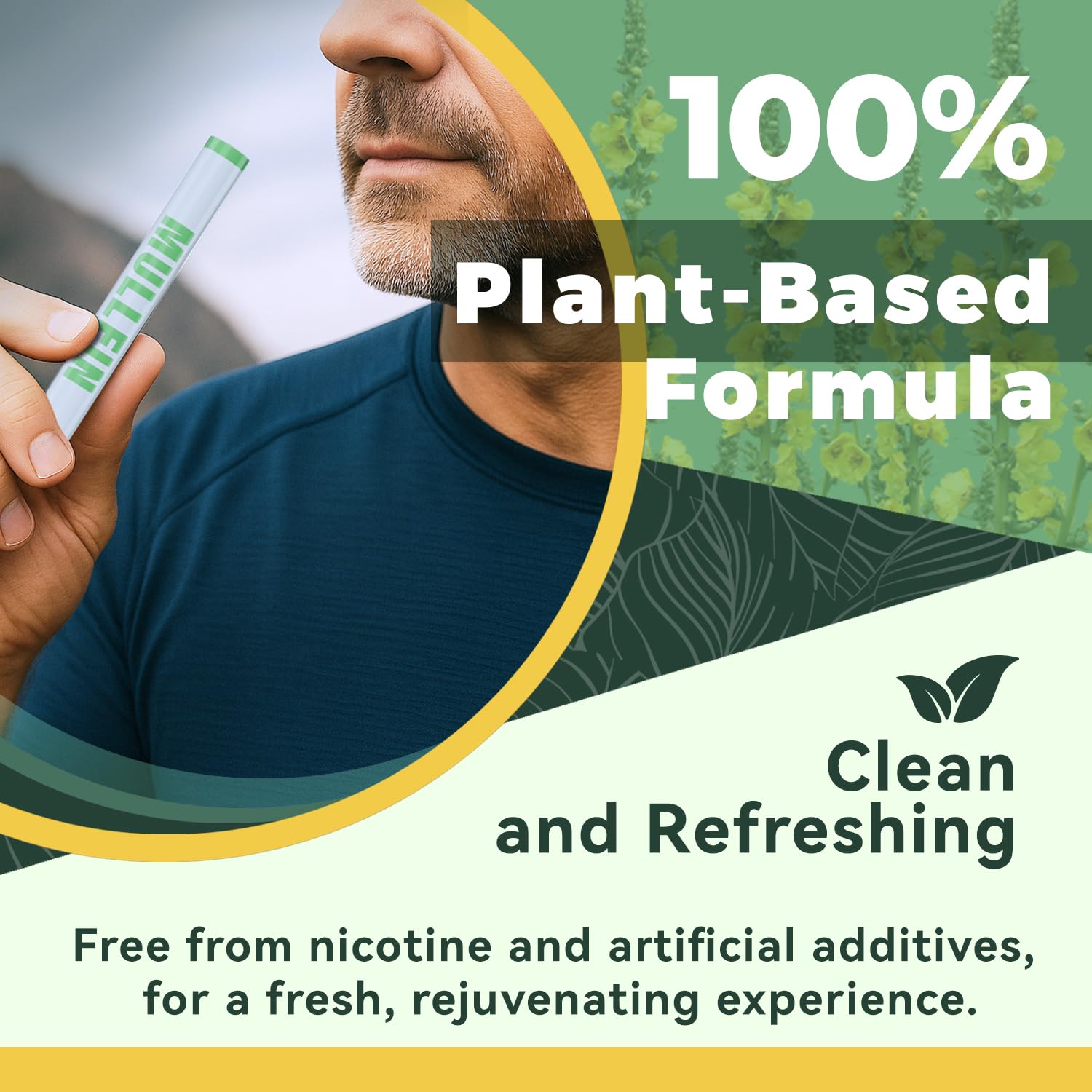 Diffuser in use releasing a fresh botanical fragrance