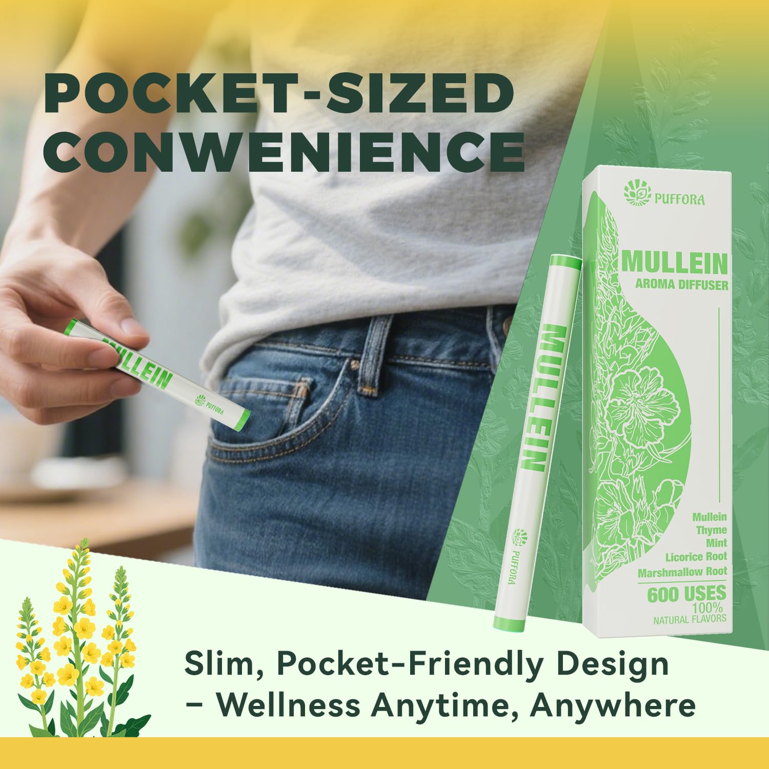 Concept image showing anxiety pen and diffuser together