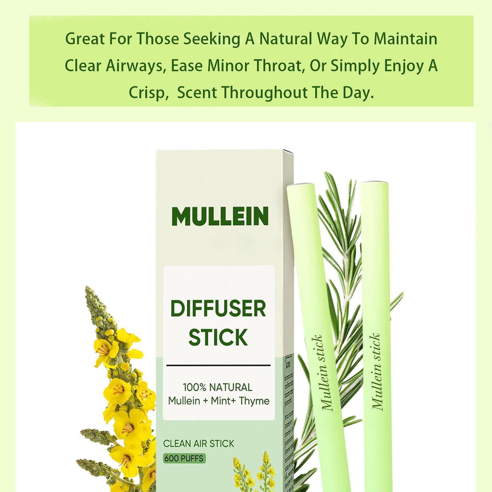 Rear view of Mullein Diffuser Pen