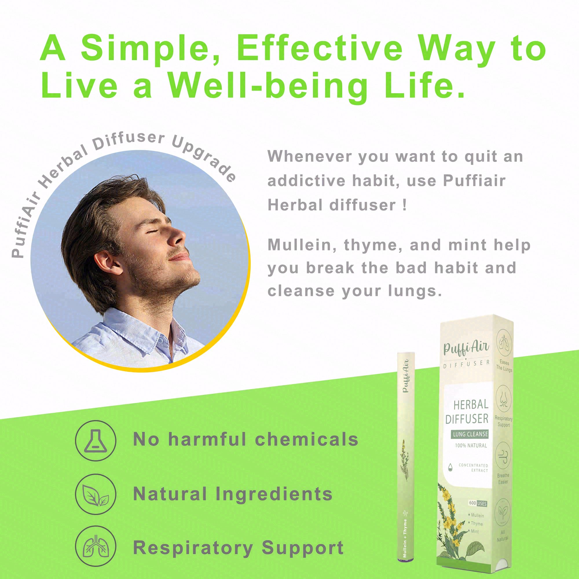 Travel-friendly diffuser with compact case