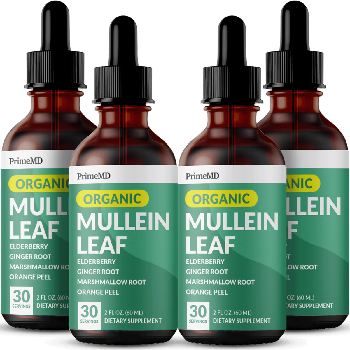 Product bottle showing 5-in-1 Mullein Drops