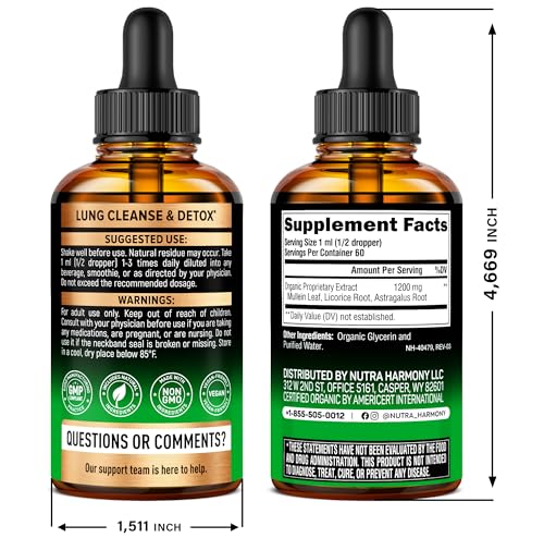 Dropper dispensing mullein leaf extract drops into a glass