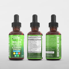 All-in-one mullein lung health supplement for men and women