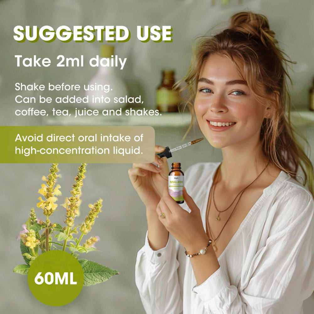 Label of Catfit Mullein Drops for Lungs showing vegan formula