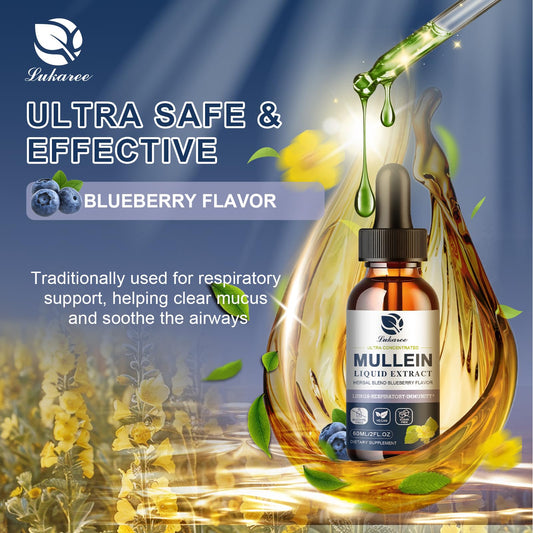 Ingredients: mullein leaf tincture with calendula, olive leaf and elderberry