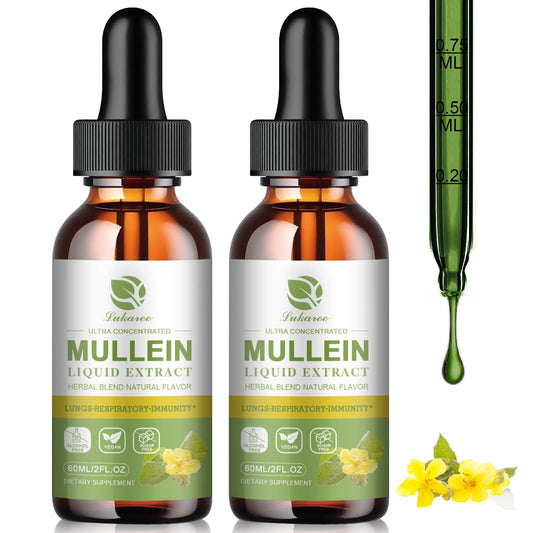 Mullein Drops for Lungs detox and respiratory support
