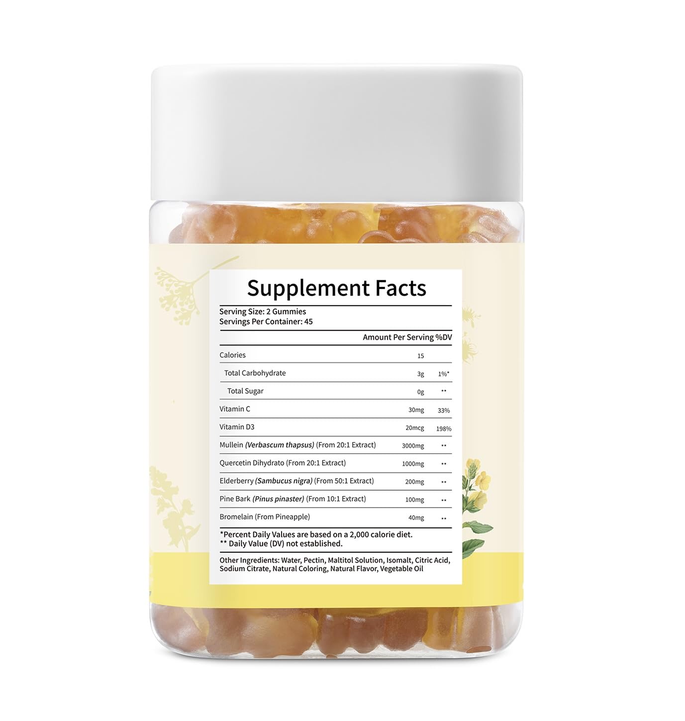 Gummies being taken or carried for on-the-go use