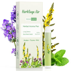 Mullein Herbal Diffuser Pen – front view, all-natural wellness product