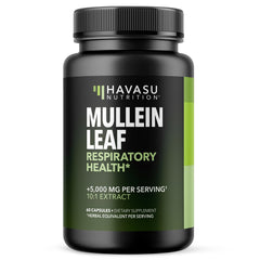 Mullein Leaf Capsules bottle front