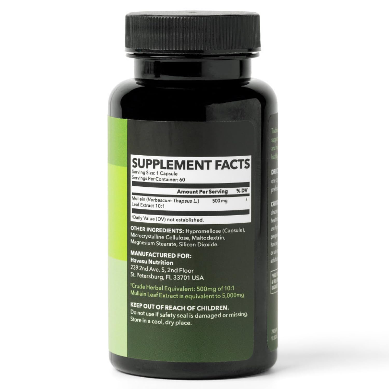 Third-party lab tested seal on packaging