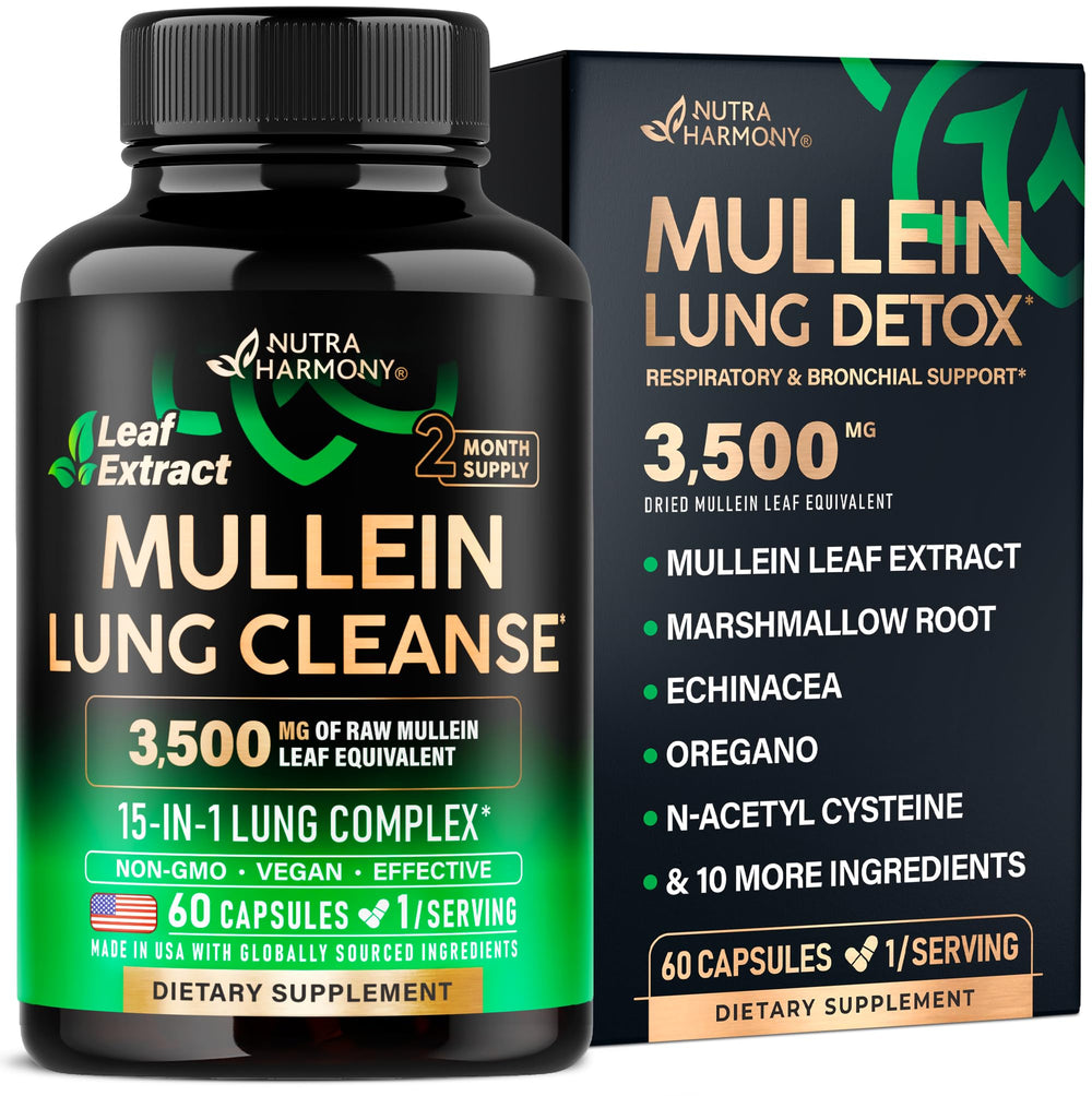 Mullein leaf extract for lung detox