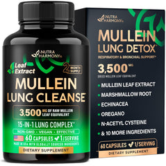 Mullein leaf extract for lung detox