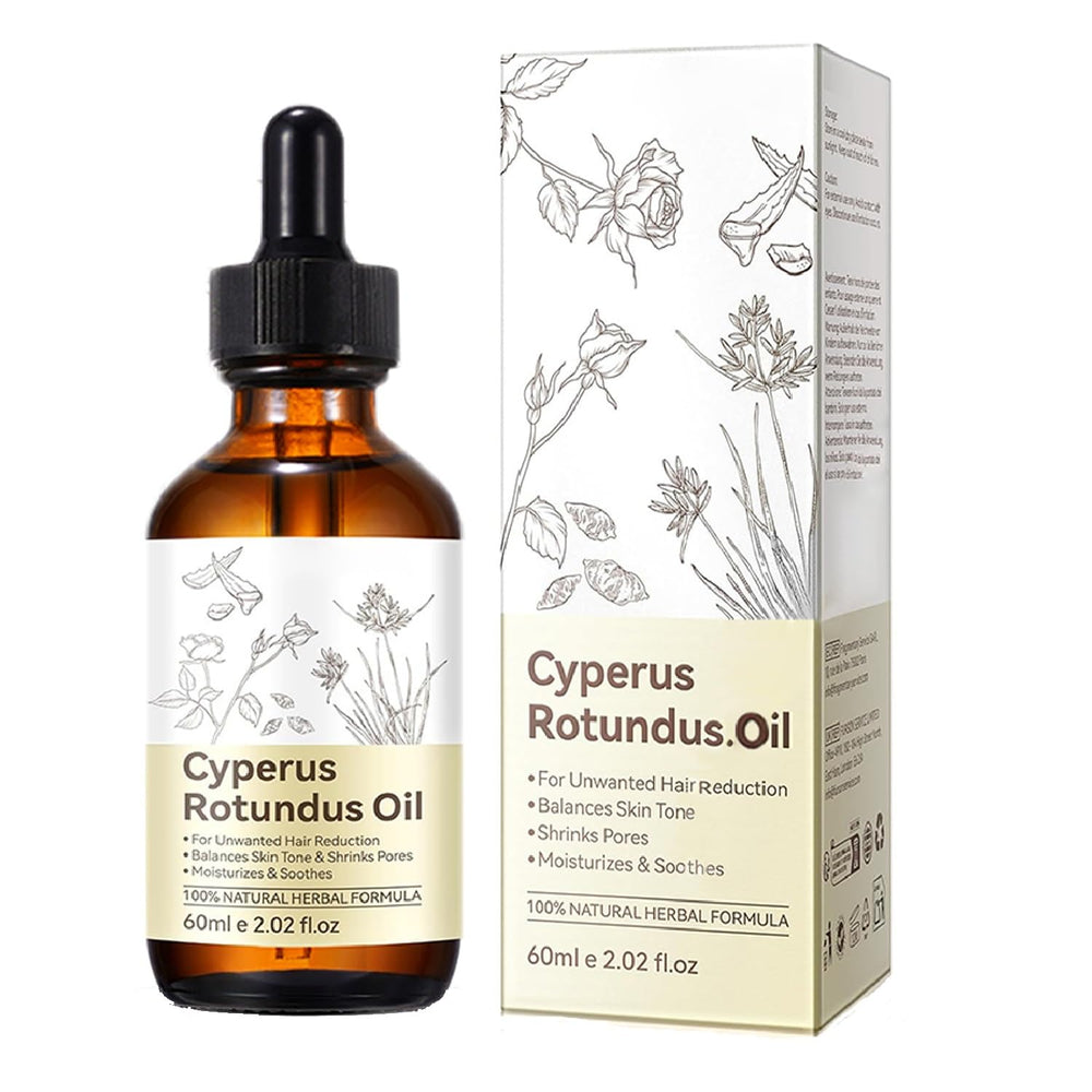 MULPG Cyperus Rotundus Oil bottle shown for post-removal hydration and smoother skin.