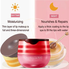 Mulpg delicate honey pot packaging shown for premium lip care experience.