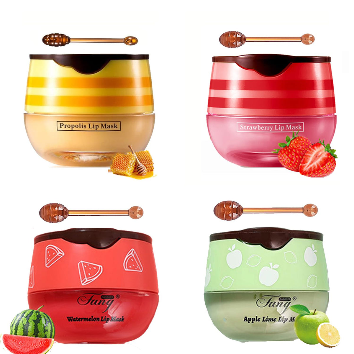 MULPG lip balm honey pot jar for moisturizing lips