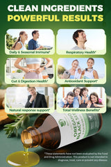 Oregano oil, black seed oil, turmeric oil, black pepper and vitamin E ingredients