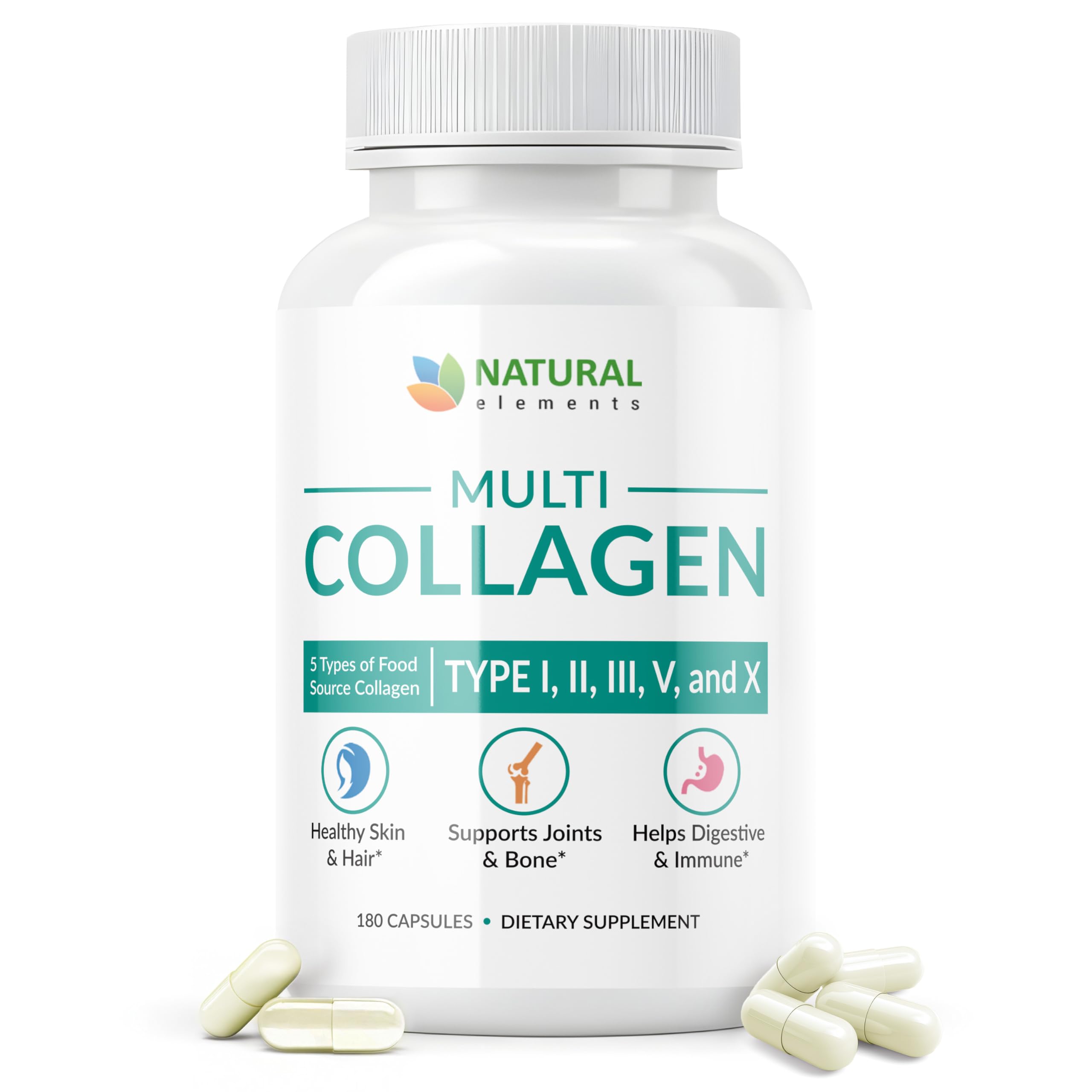 Hero image of Multi Collagen 180 capsules bottle