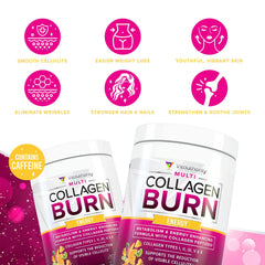 Close-up of collagen types I, II, III, V and X ingredients