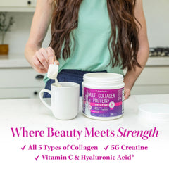 5g creatine monohydrate per scoop on label