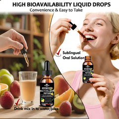 Droplet dose illustration with 2 ml serving