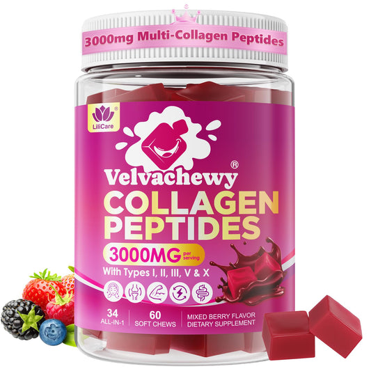 Hero image of Multi Collagen Peptides Soft Chews 3000mg, 60 servings