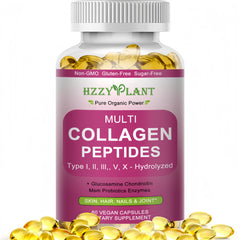 Bottle of Multi Collagen Peptides Softgels with label