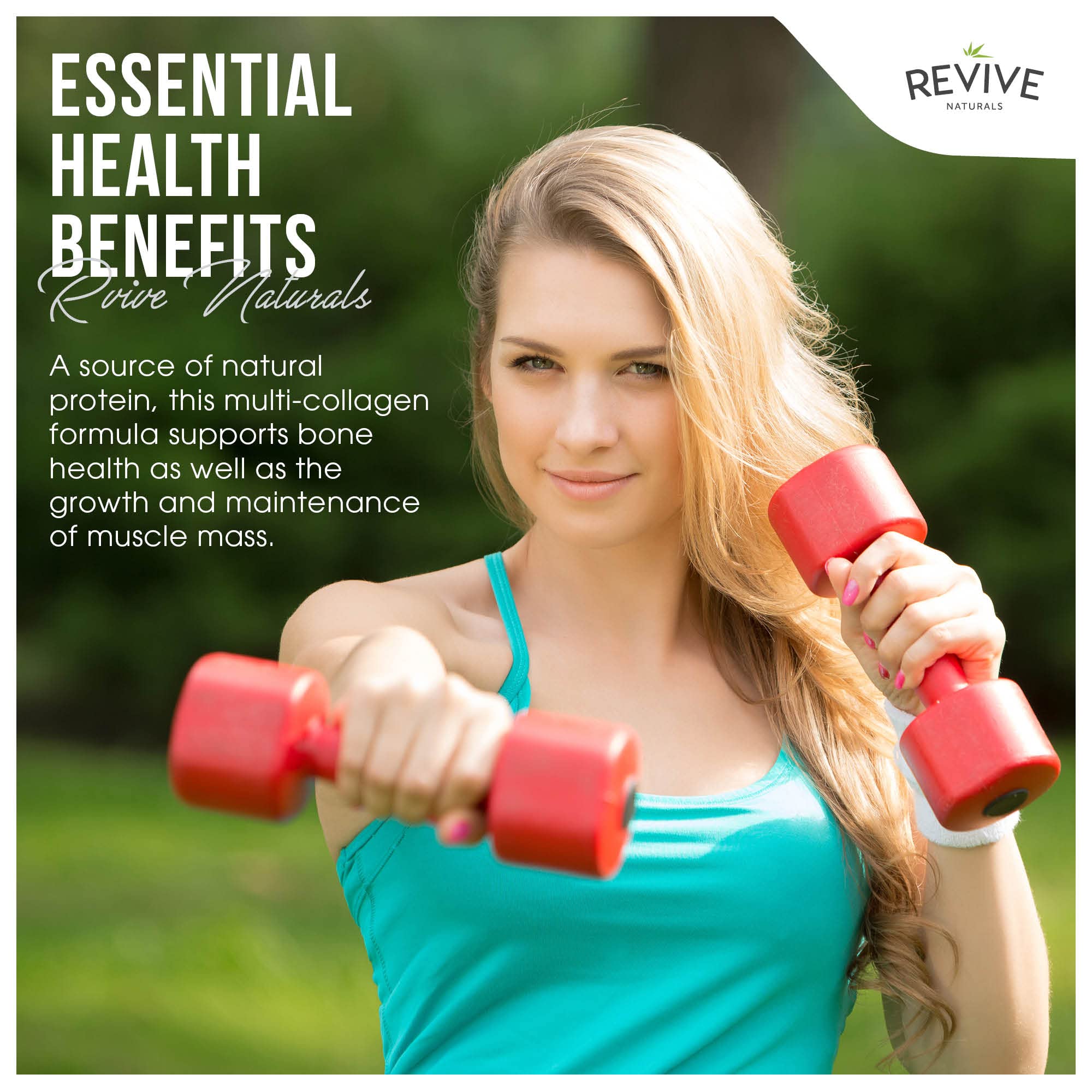 Back label with supplement facts of the product